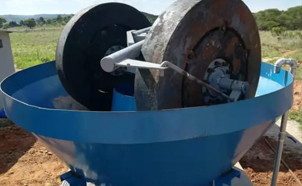 
	  Gold Ore Wet Pan Mill in Zimbabwe
