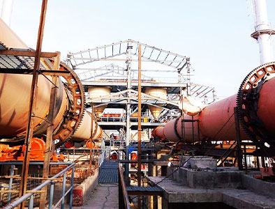 Известковая роторная сушилка в Эстонии